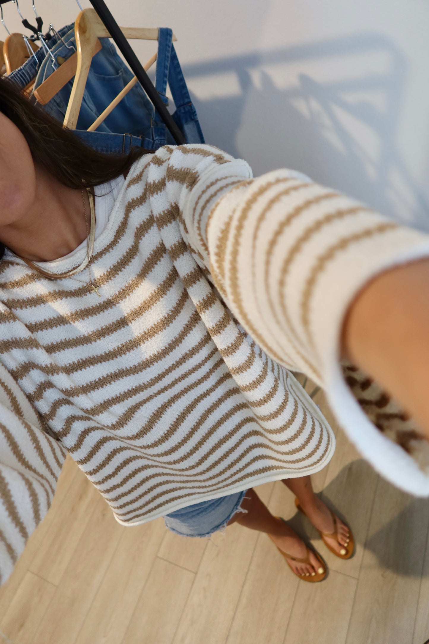 Teddy Striped Sweater