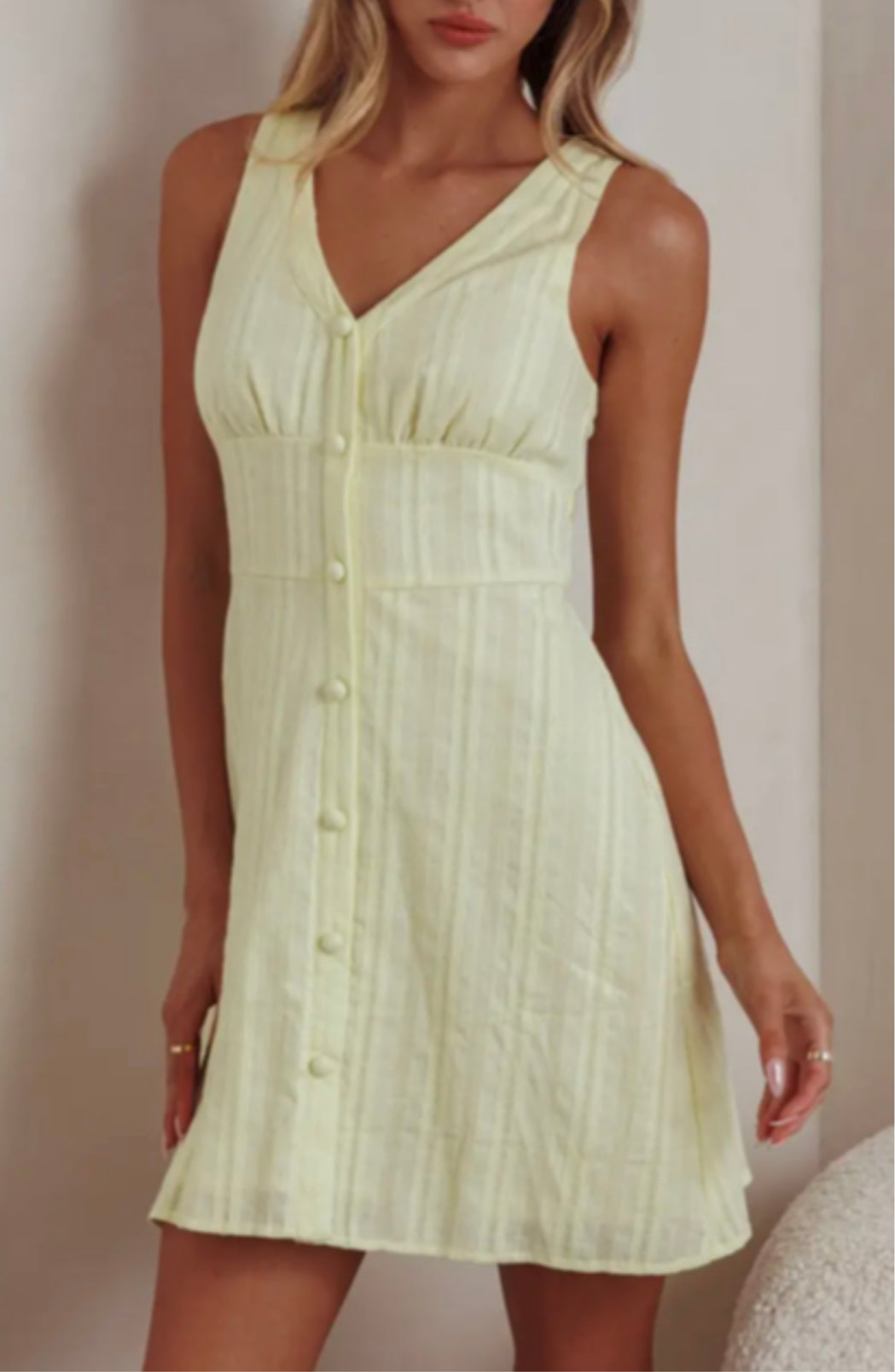 Summer Days Yellow Dress