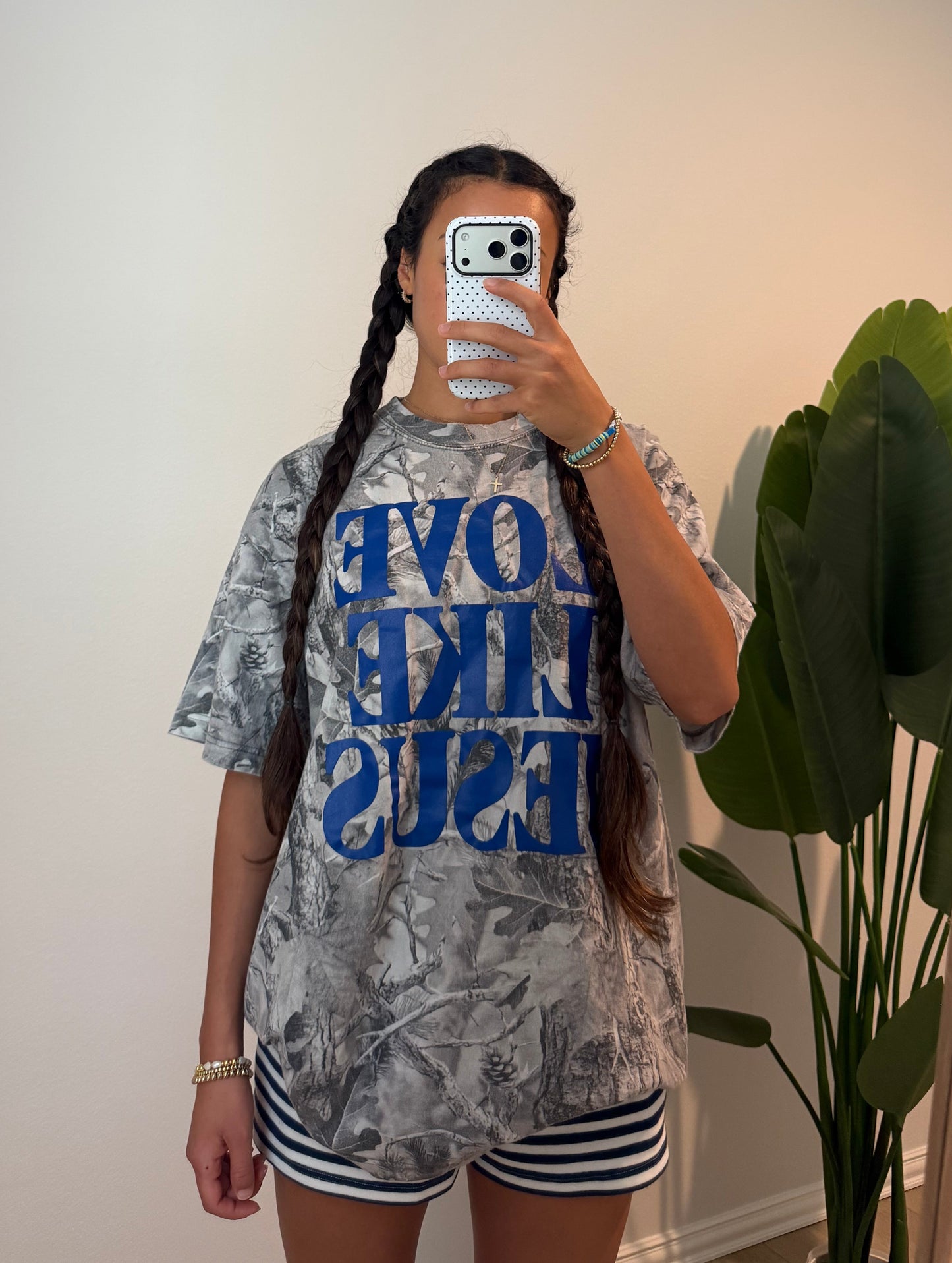 Love Like Jesus Cotton Tee - Camo