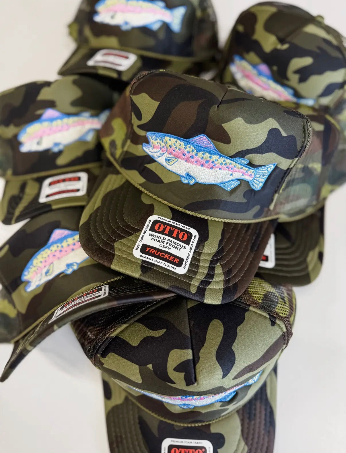 Lake Day Camo Trucker