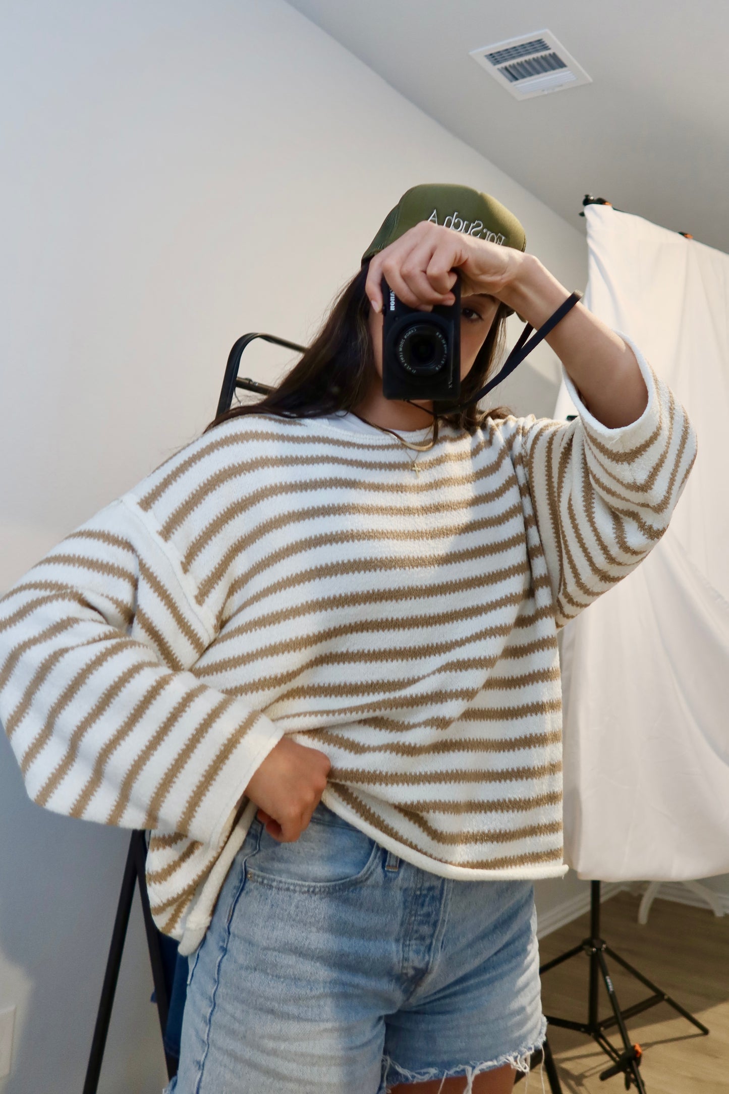 Teddy Striped Sweater