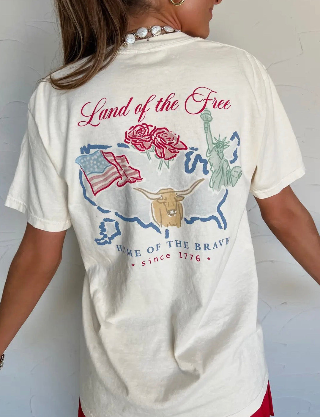 Land of the Free Cotton Tee