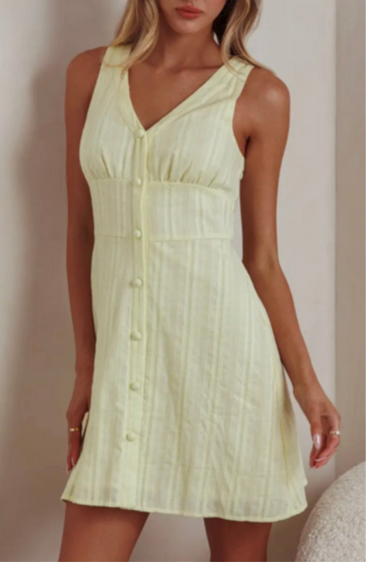 Summer Days Yellow Dress