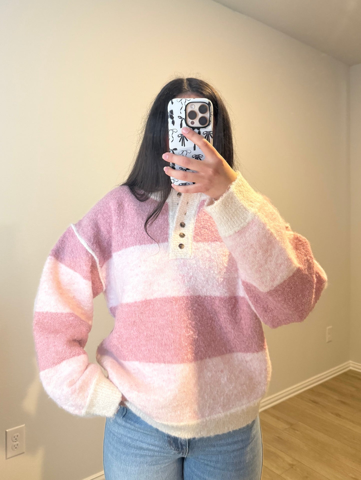 Be Mine Henley Sweater