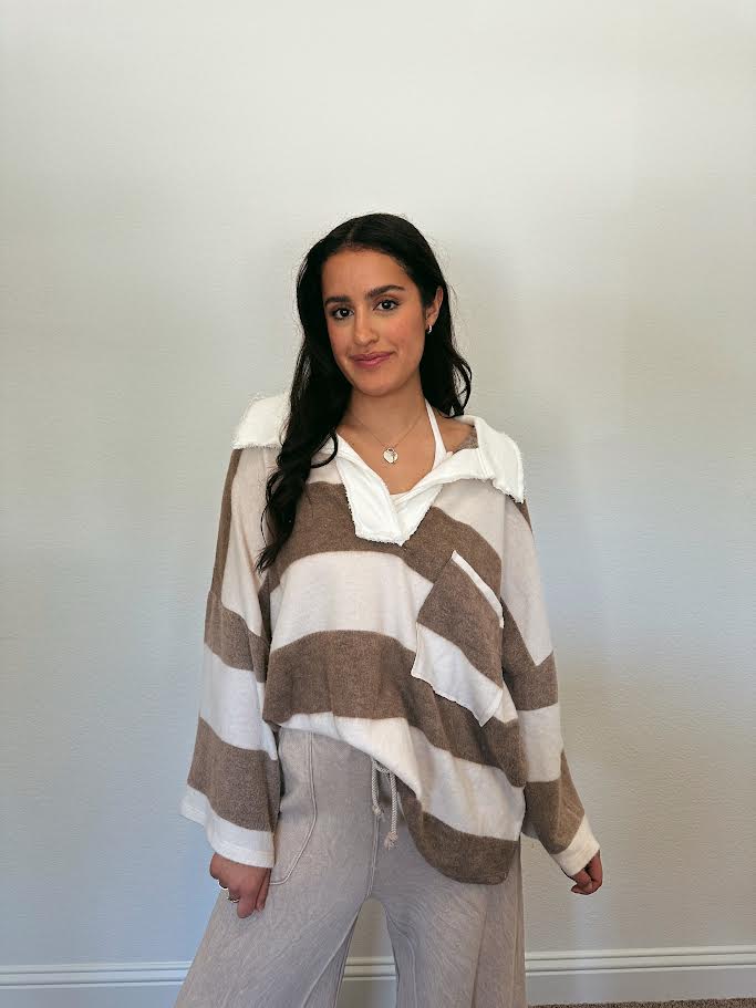 Boat Days Pullover Top
