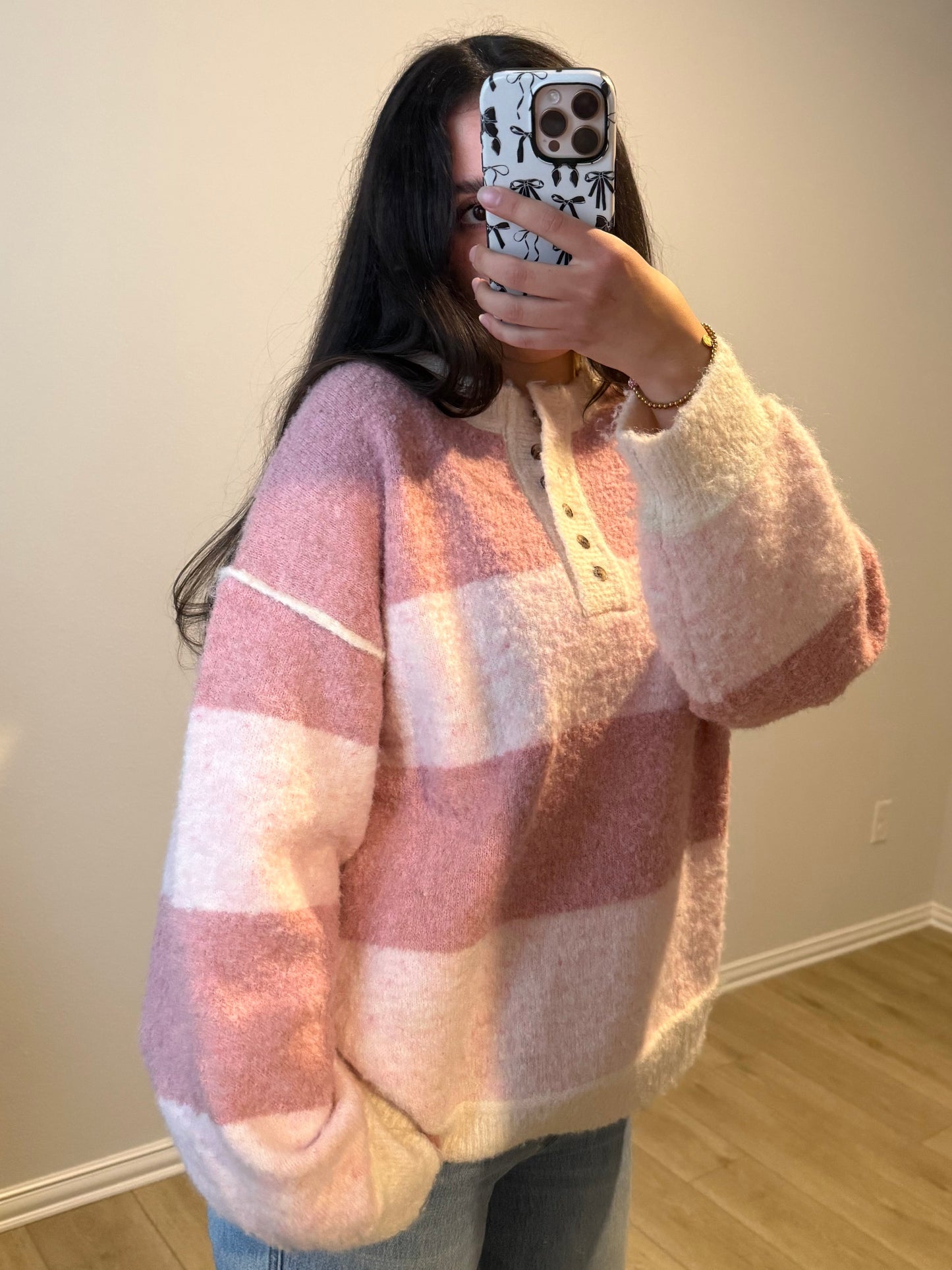 Be Mine Henley Sweater