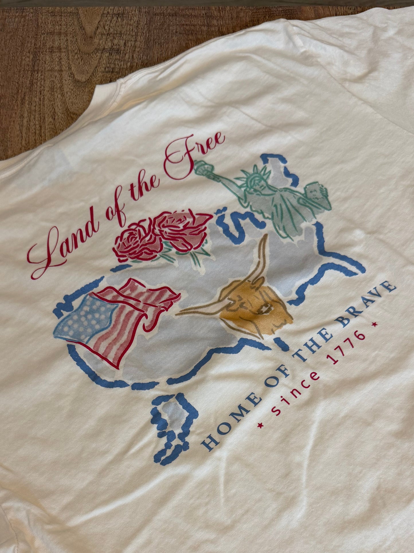 Land of the Free Cotton Tee