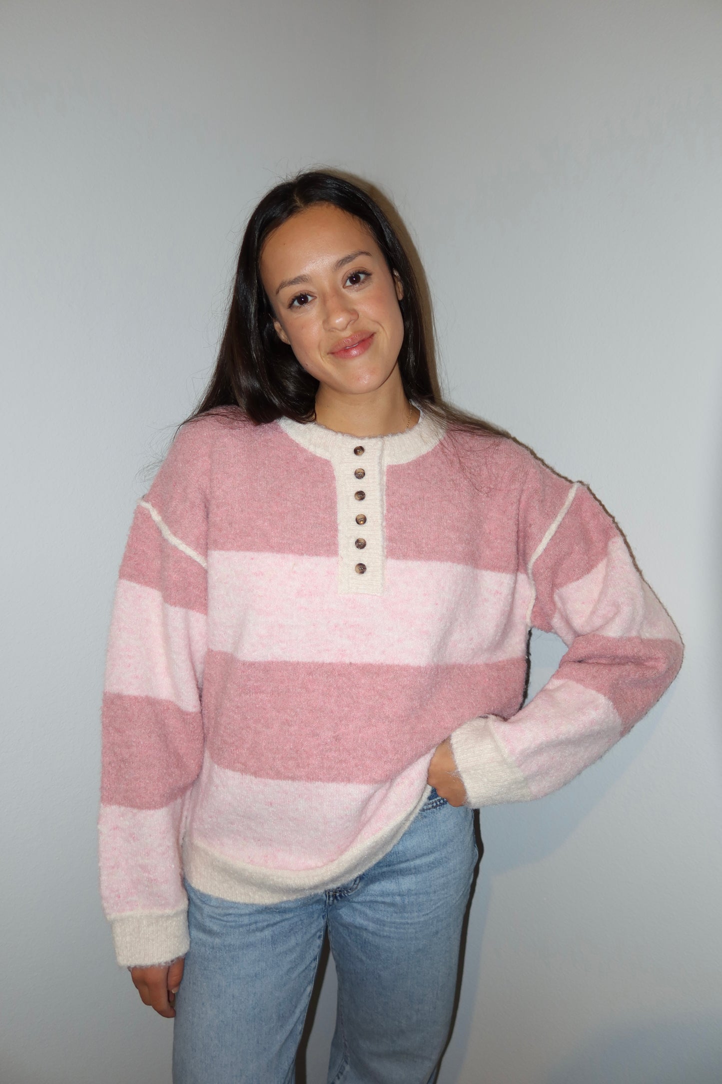 Be Mine Henley Sweater