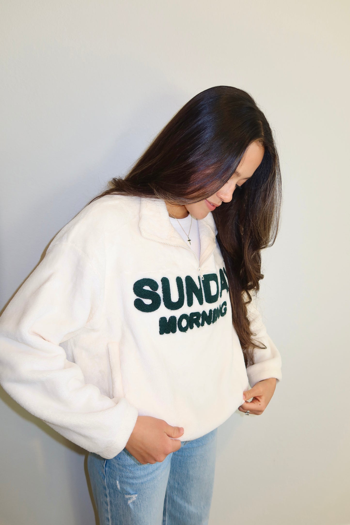 Sunday Morning Half-Zip Pullover
