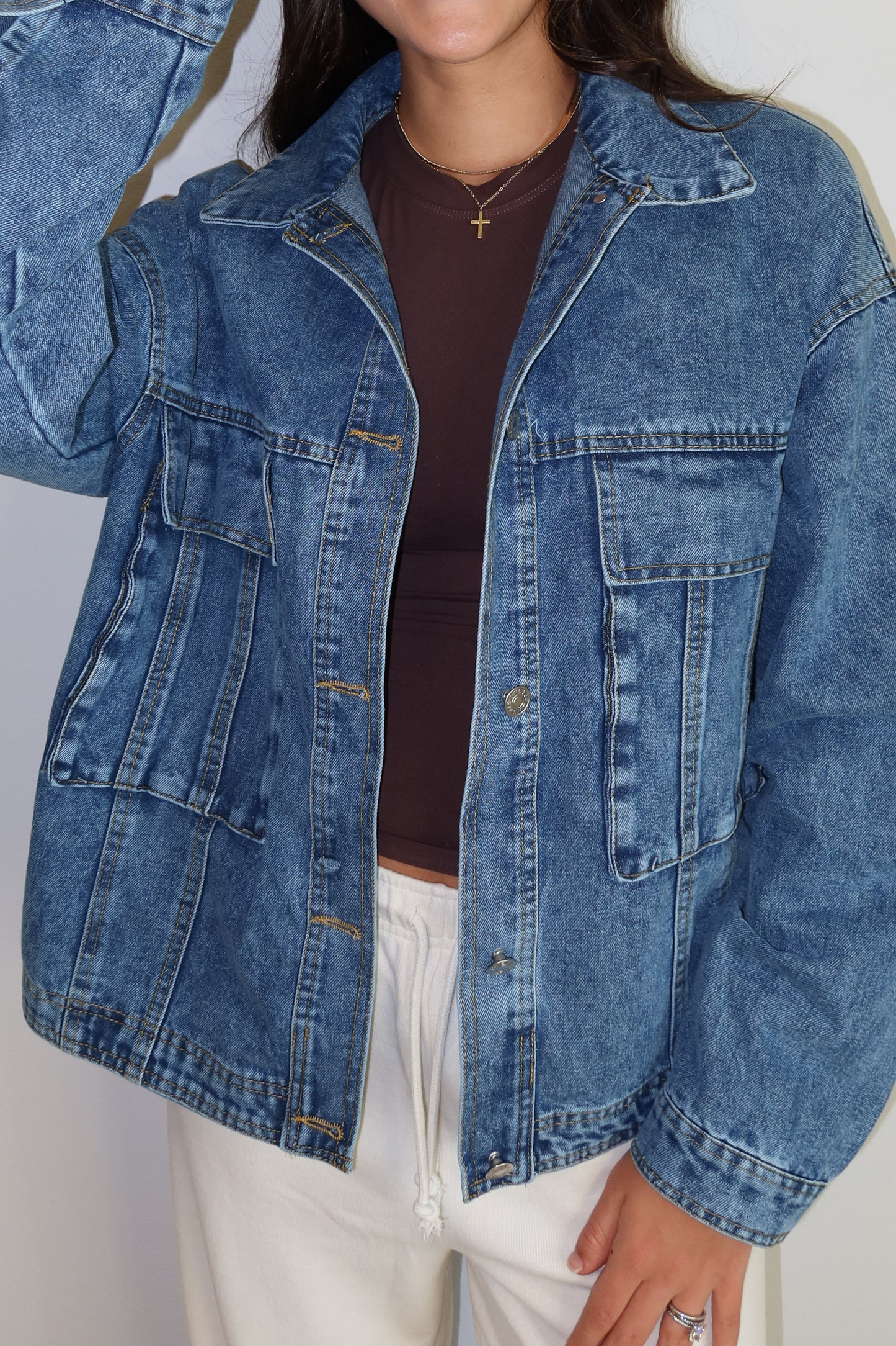Oversized Boyfriend Denim Jacket