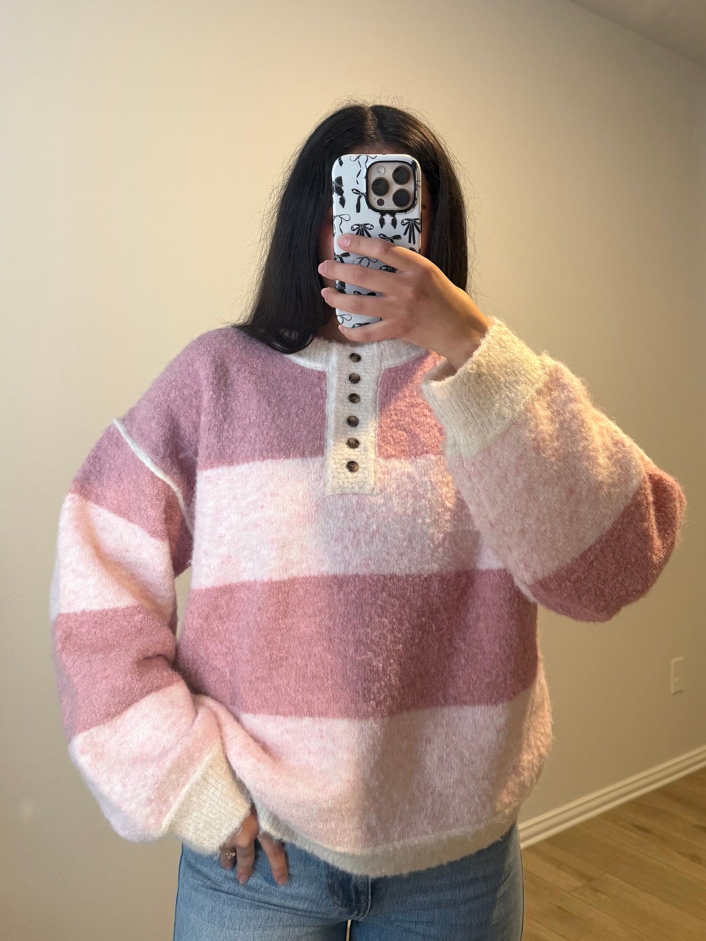Be Mine Henley Sweater