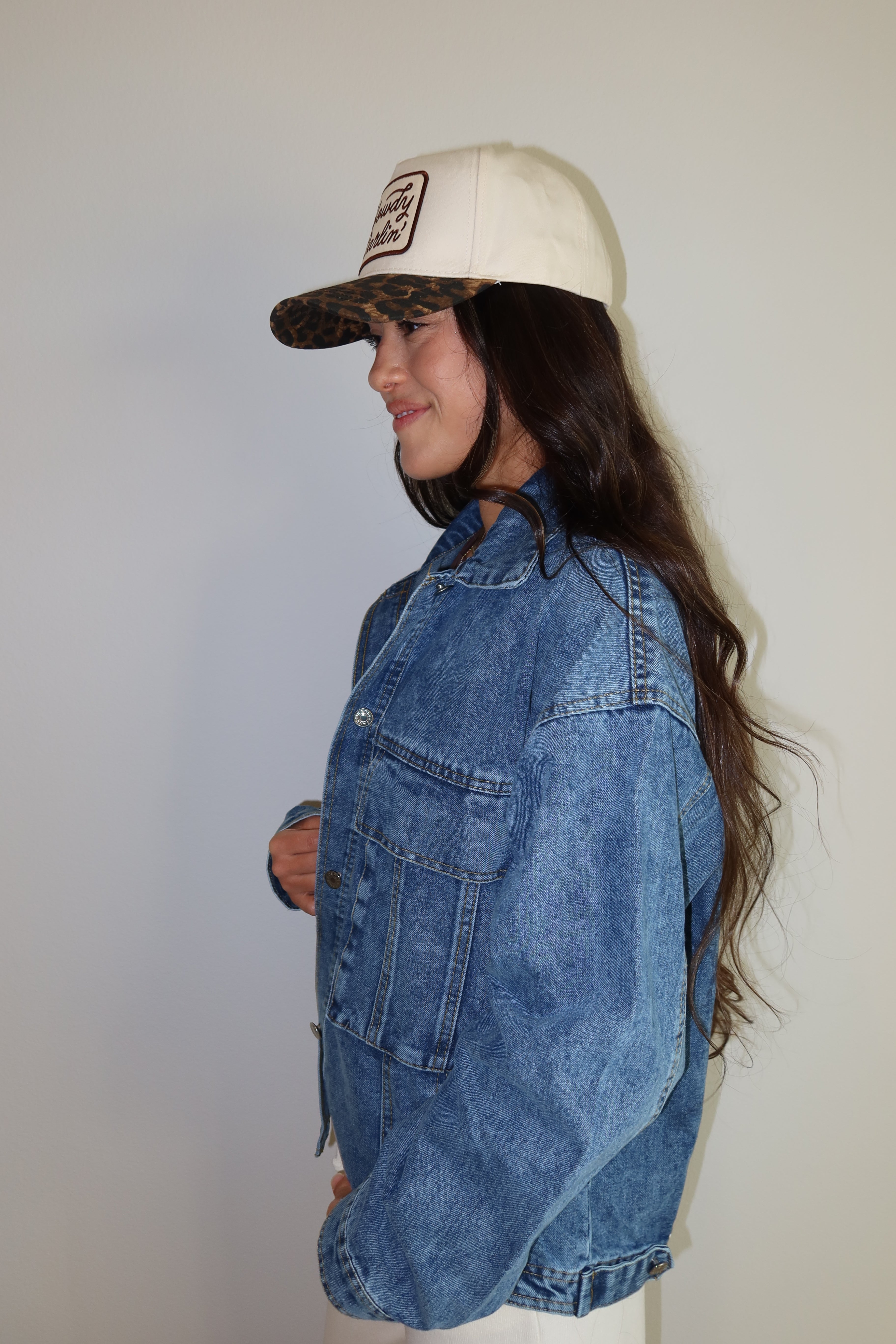 Oversized Boyfriend Denim Jacket – Esther Lee